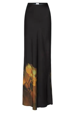 Sierra Skirt ~ Yellow Rose Satin