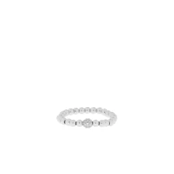 Single Pave Stretch Ring