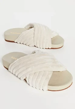 Sintra Chunky Cross-Over Pool Slide ~ Ivory