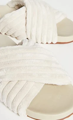 Sintra Chunky Cross-Over Pool Slide ~ Ivory