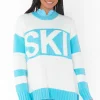 Ski in Sweater ~ Powder Blue