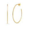 Sleek Large Gold Hoop