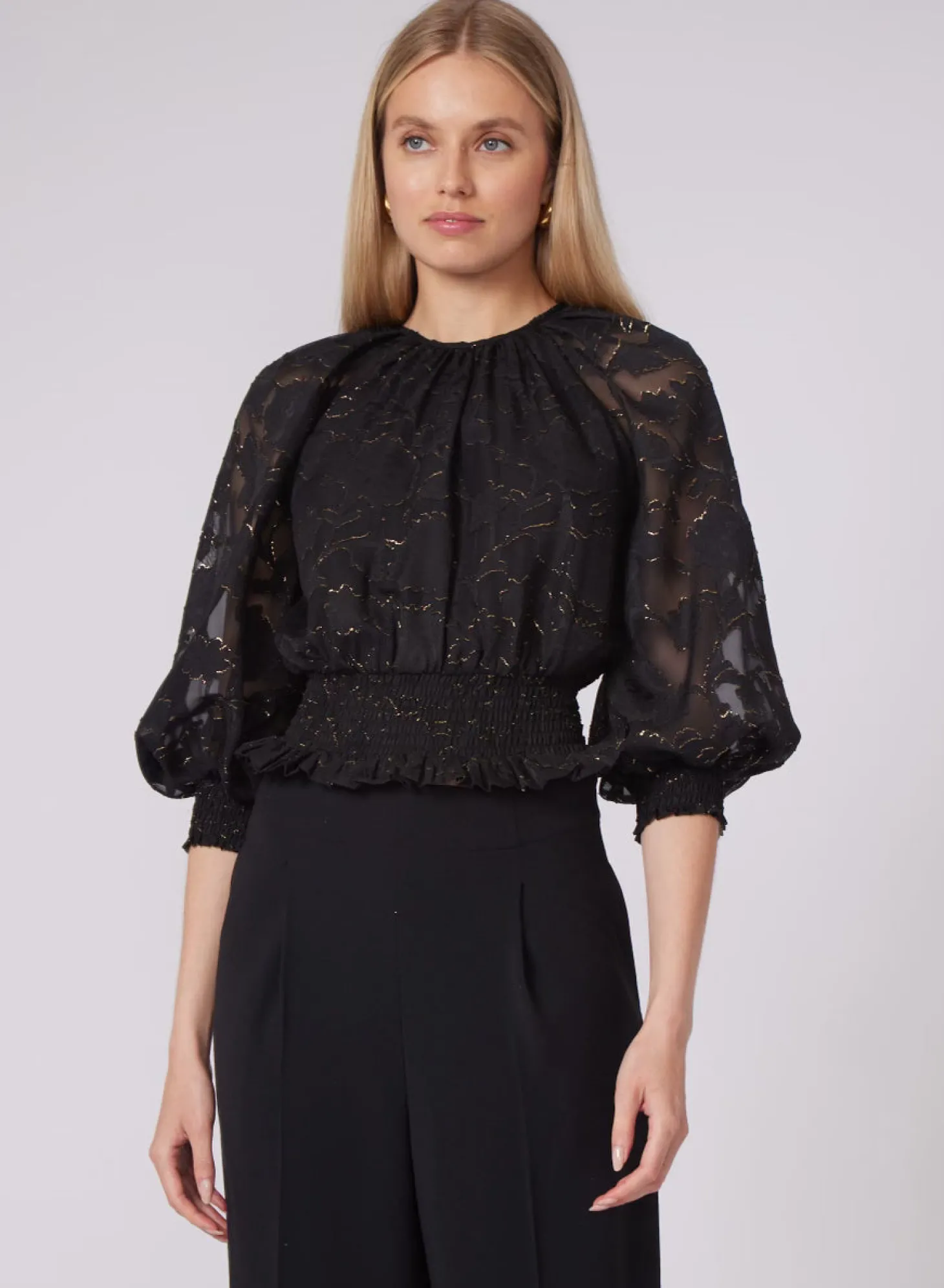 Stacey Blouse~ Gilded Flower