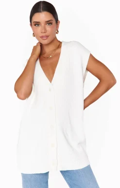 Steve Sweater Dress ~ White