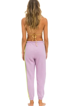 5 Stripe Sweatpants ~ Mauve / Pink / Green