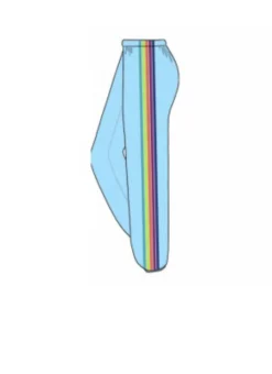 5 Stripe Womens Sweatpant~ Sky / Rainbow