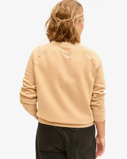 Sweatshirt ~ Sand w/ Embroidered Navy Le Weeekend