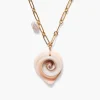 Swirl Mother Of Pearl Necklace