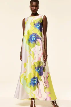 Sylvie Dress ~ Marble Flora