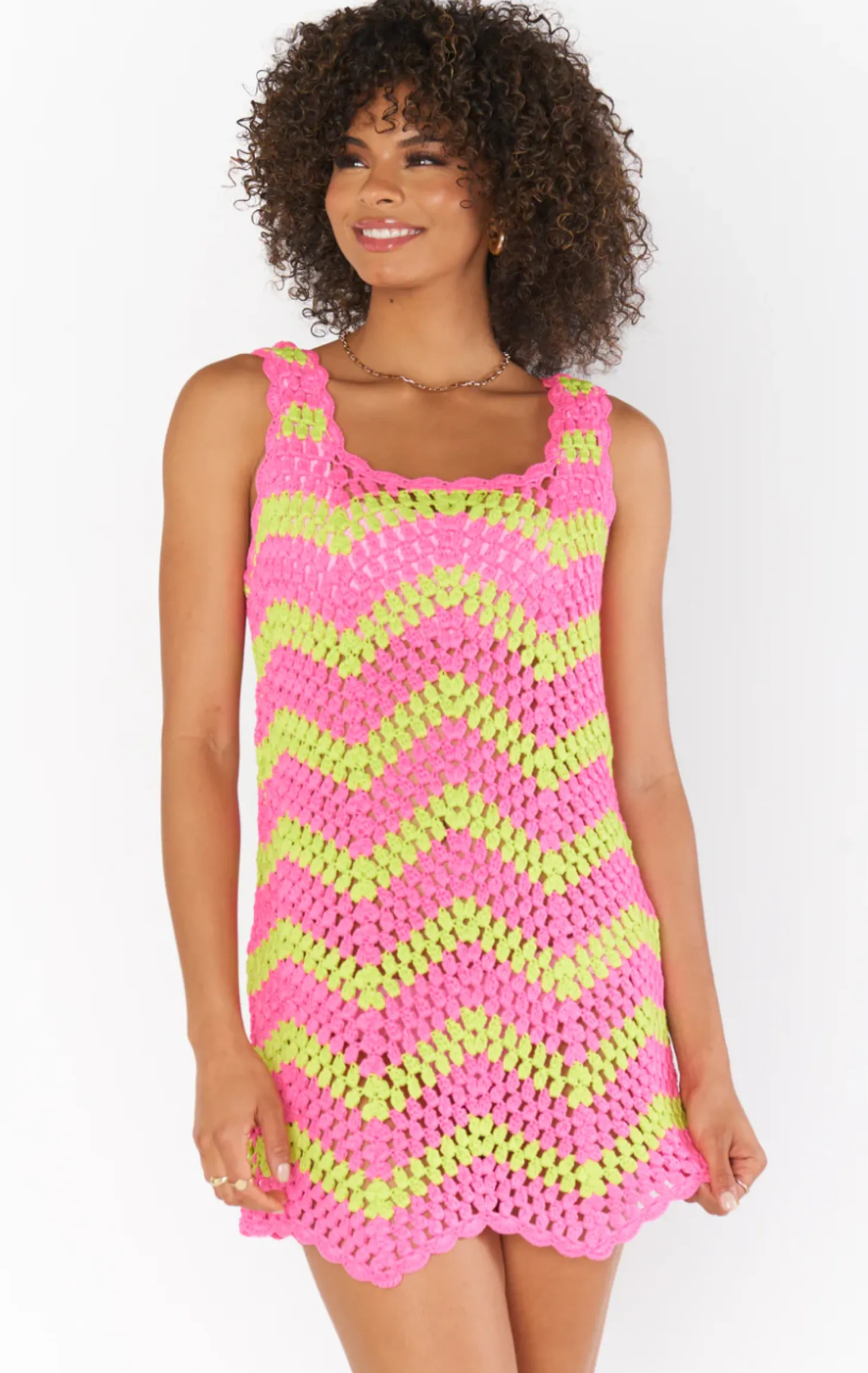 Tara Mini Dress ~ Watermelon Wave