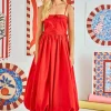 Taryn Dress ~ True Red