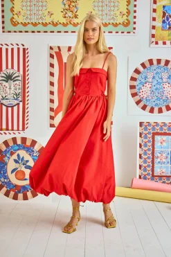 Taryn Dress ~ True Red