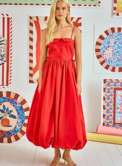 Taryn Dress ~ True Red