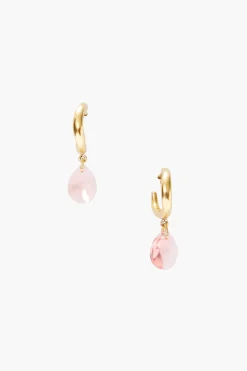 Tear Drop Huggie Hoops