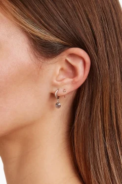 Tear Drop Huggie Hoops