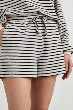 Teddy Short ~ Sailor Stripe Terry Towel