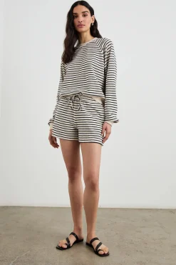 Teddy Short ~ Sailor Stripe Terry Towel