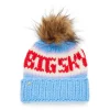 The Big Sky Beanie ~ Sky Blue Multi