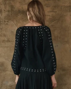 The Bodega Top w/ Studs ~ Black