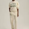 The Cropped Collegiate Sweatshirt ~ Gardenia Emerald
