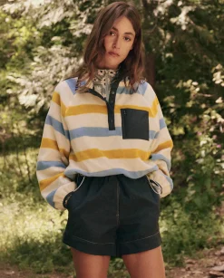 The Excursion Pullover ~ Meadow Stripe