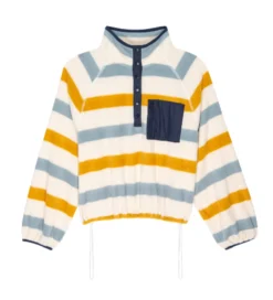 The Excursion Pullover ~ Meadow Stripe