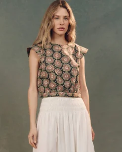 The Midland Top ~ Heirloom Paisley