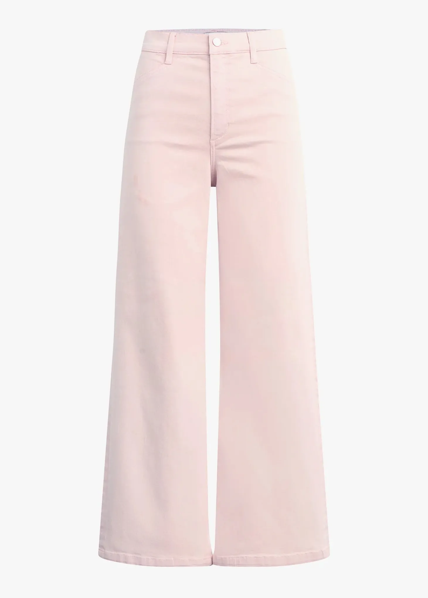 The Mischa Super High Rise Wide Ankle ~ Pale Pink