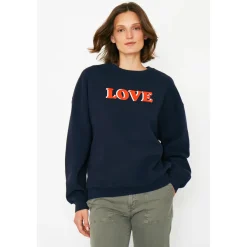 The Oversized Love Sweatshirt ~ Navy