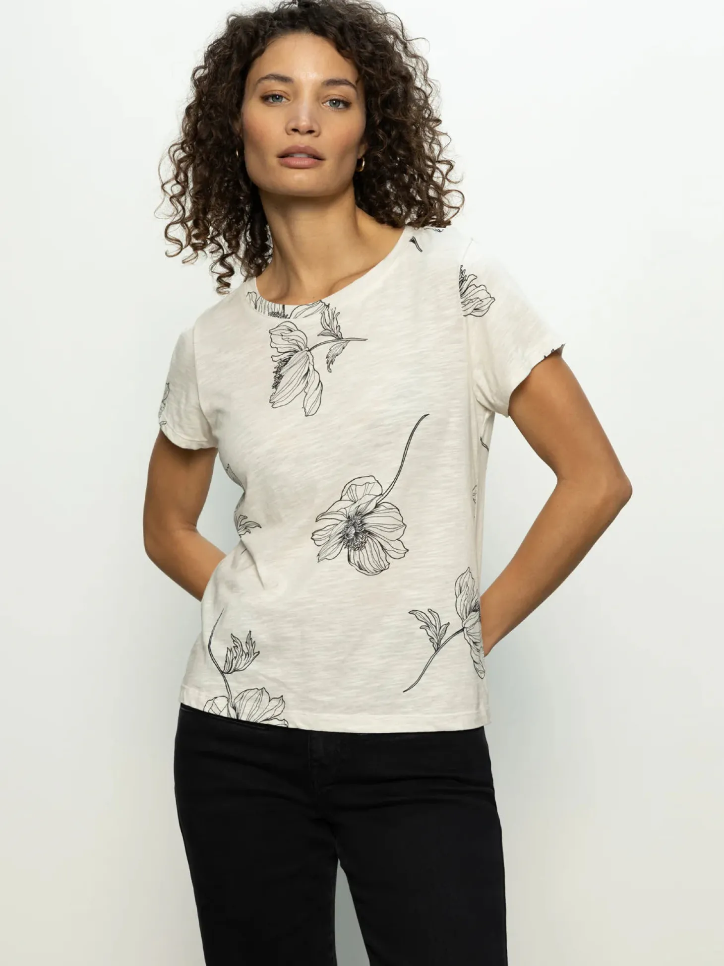 The Perfect Tee ~ Sketched Botanic