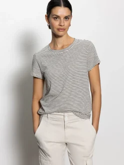 The Perfect Tee Pumice Stone/Black Stripe