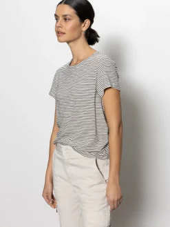 The Perfect Tee Pumice Stone/Black Stripe