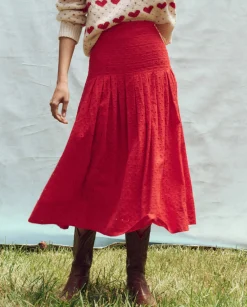 The Rhythm Skirt ~ Red Rose