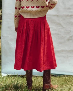 The Rhythm Skirt ~ Red Rose