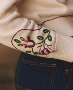 The Western Beaded Cardigan ~ Natural