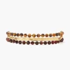Tigers Eye Mix Sterling Silver Bracelet