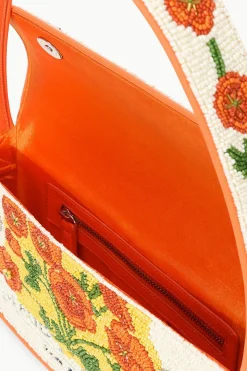 Tommy Beaded Bag ~ California Poppy