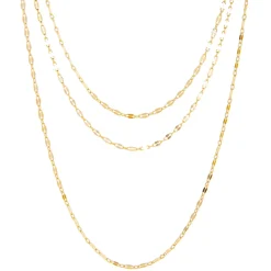 Triple Layered Delicate Sequin Necklace