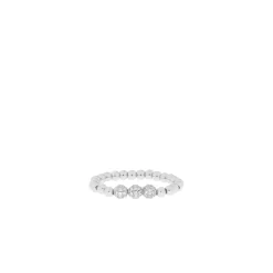 Triple Pave Stretch Ring