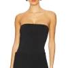 Tube Bodysuit ~ Black Slinky Stretch