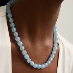 Valenca Necklace ~ Blue Quartz