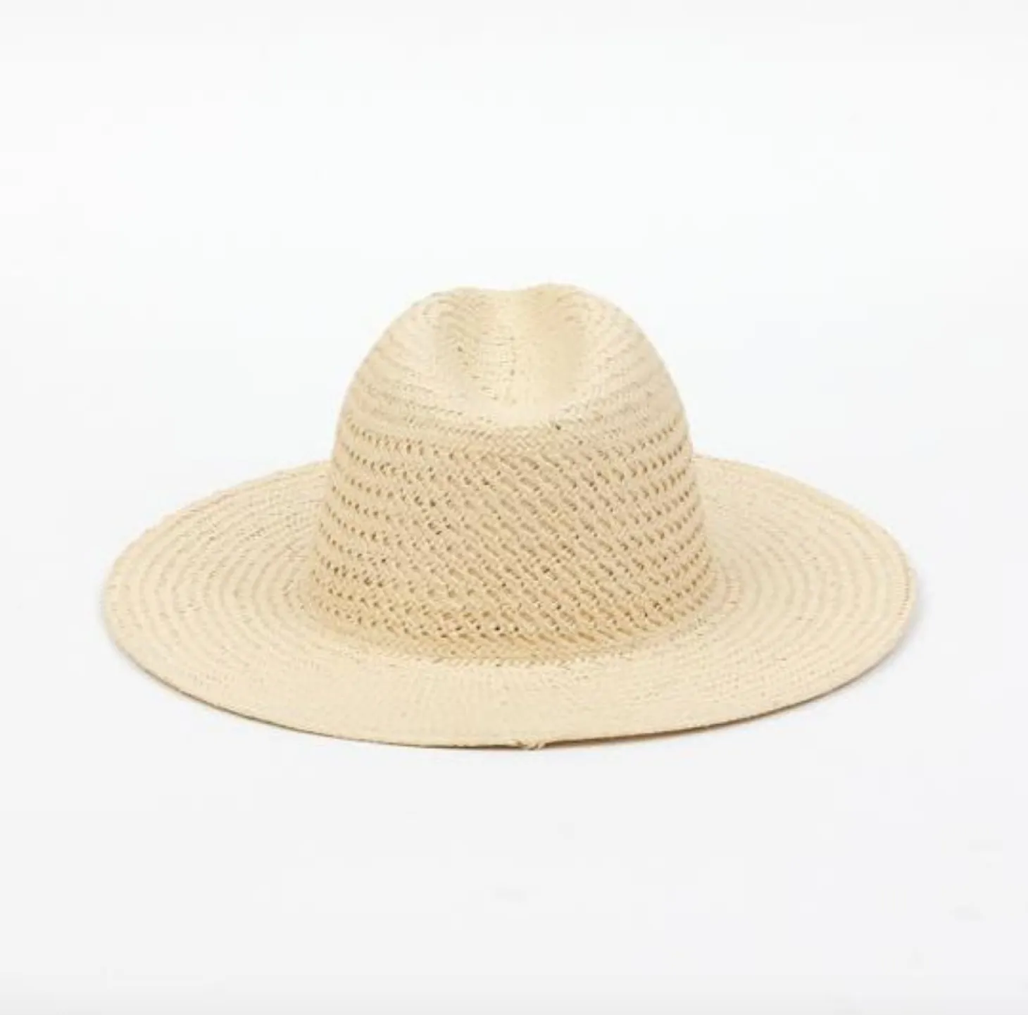 Vented Luxe Packable Hat ~ Natural