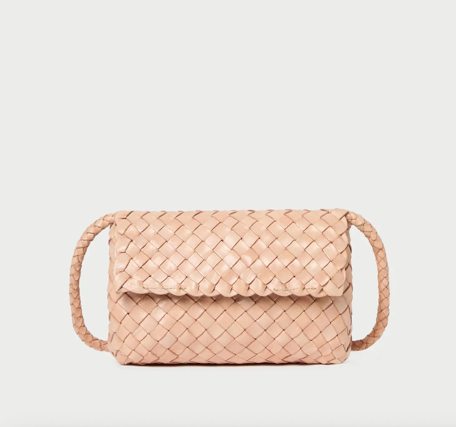 Vinnie Desert Sand Woven Crossbody