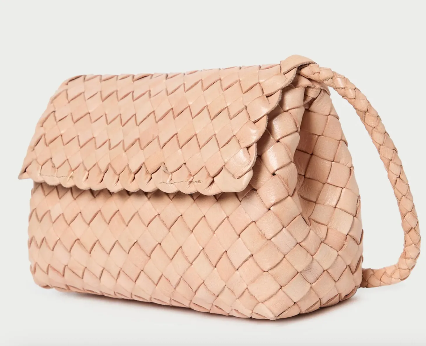 Vinnie Desert Sand Woven Crossbody