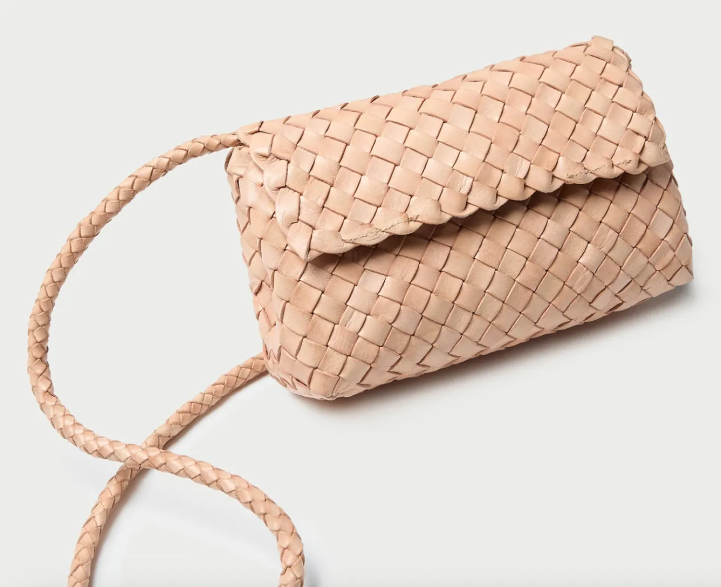 Vinnie Desert Sand Woven Crossbody