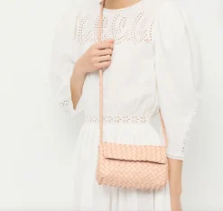 Vinnie Desert Sand Woven Crossbody