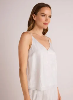 V-Neck Cami~ Metallic Opal