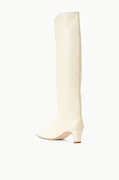 Wally High Heel Boot ~ Cream