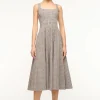 Wells Dress ~ Dark Chocolate Micro Check