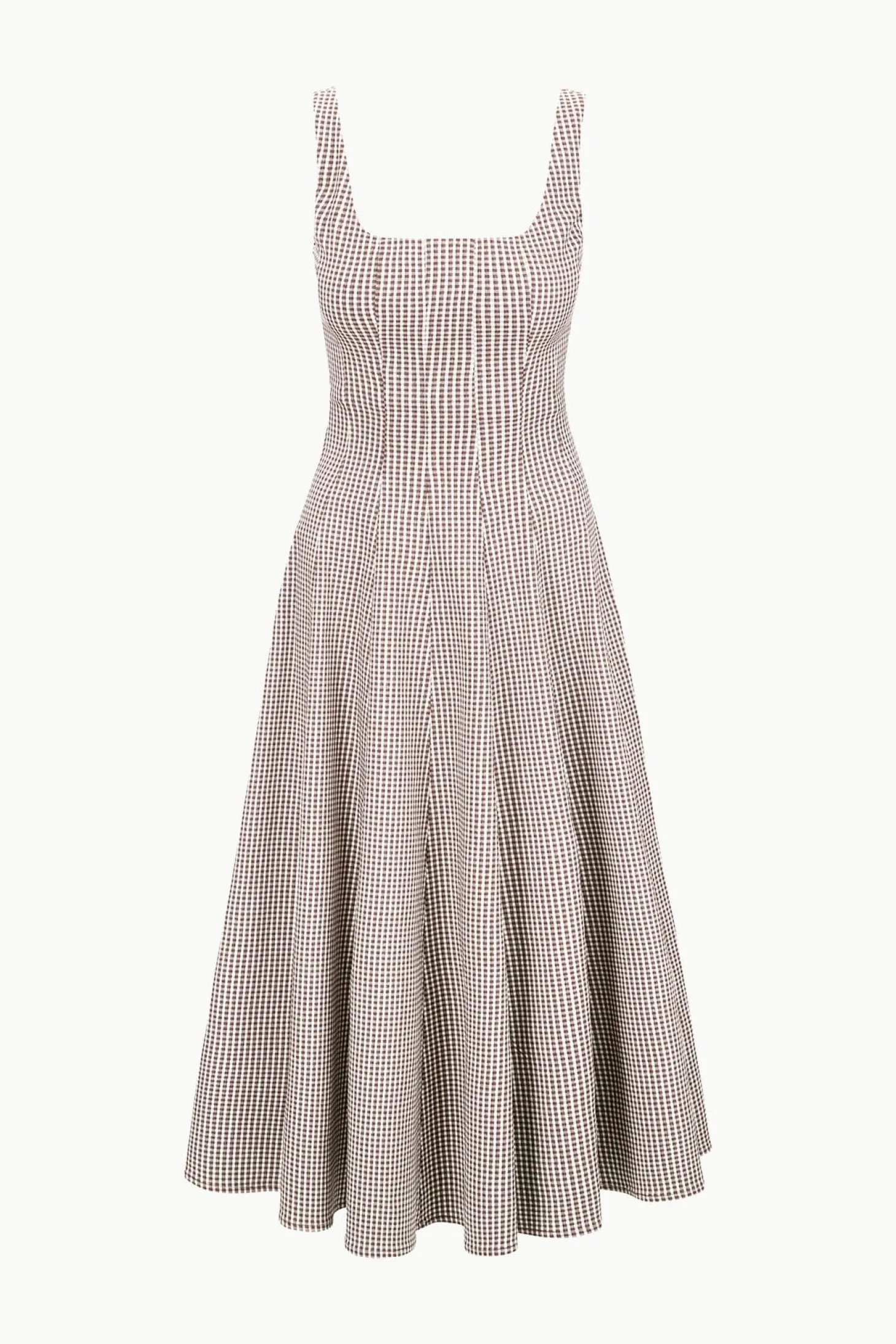 Wells Dress ~ Dark Chocolate Micro Check